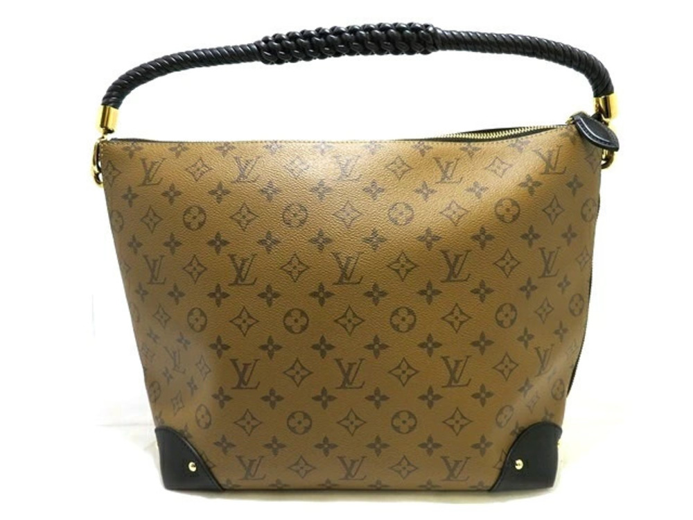 LOUIS VUITTON Bag Shoulder Triangle Softie Monogram Reverse
